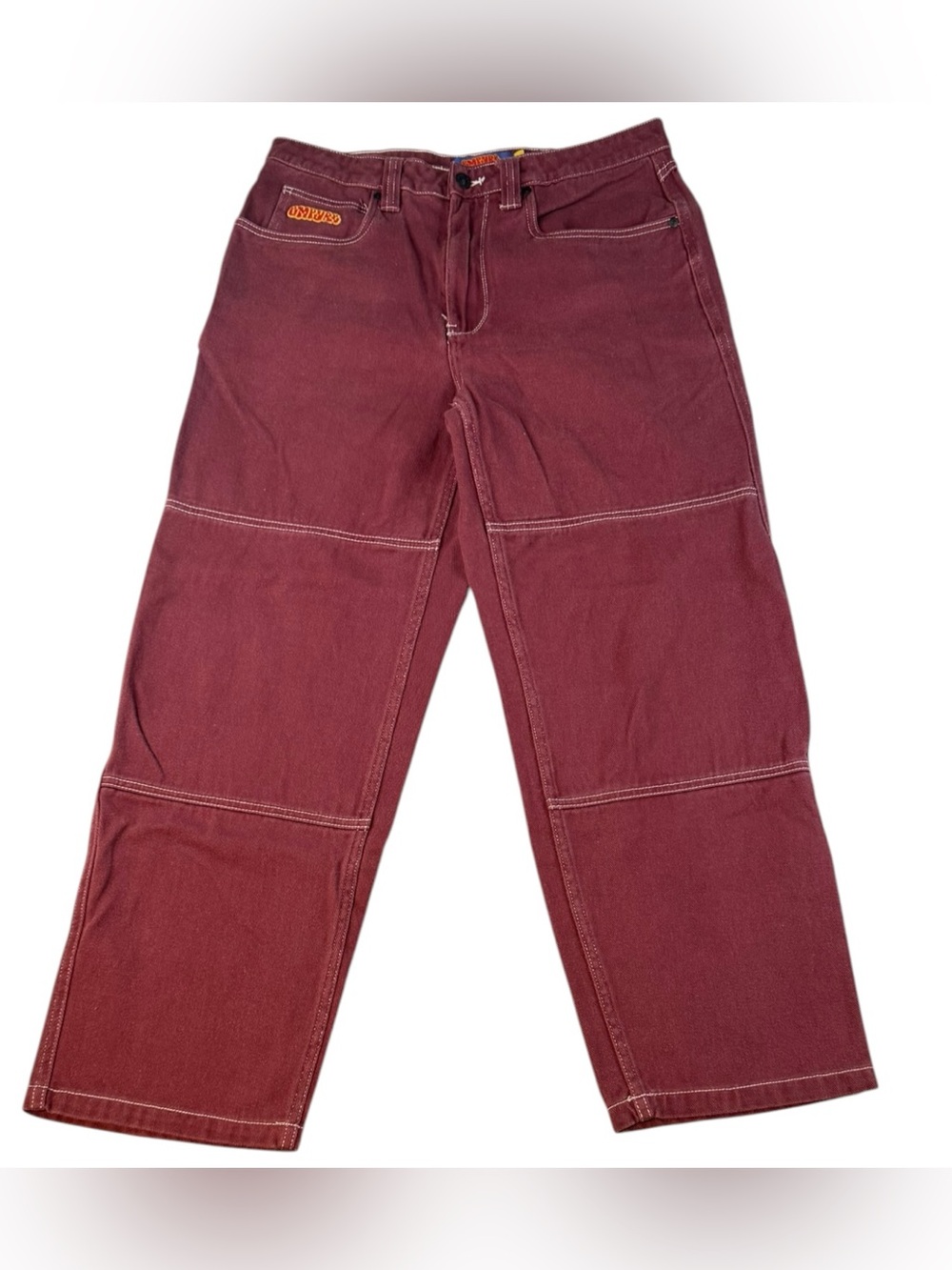 Empyre Relax Carpenter Pants Burgundy Size 32